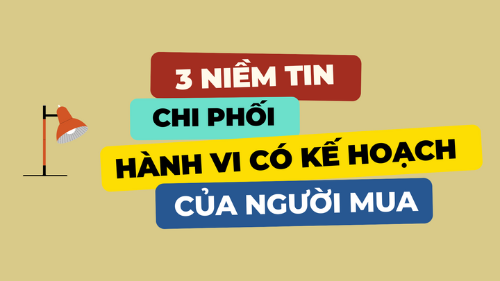 [Video] 3 Niềm tin chi phối Hành Vi Có Kế Hoạch của Người Mua